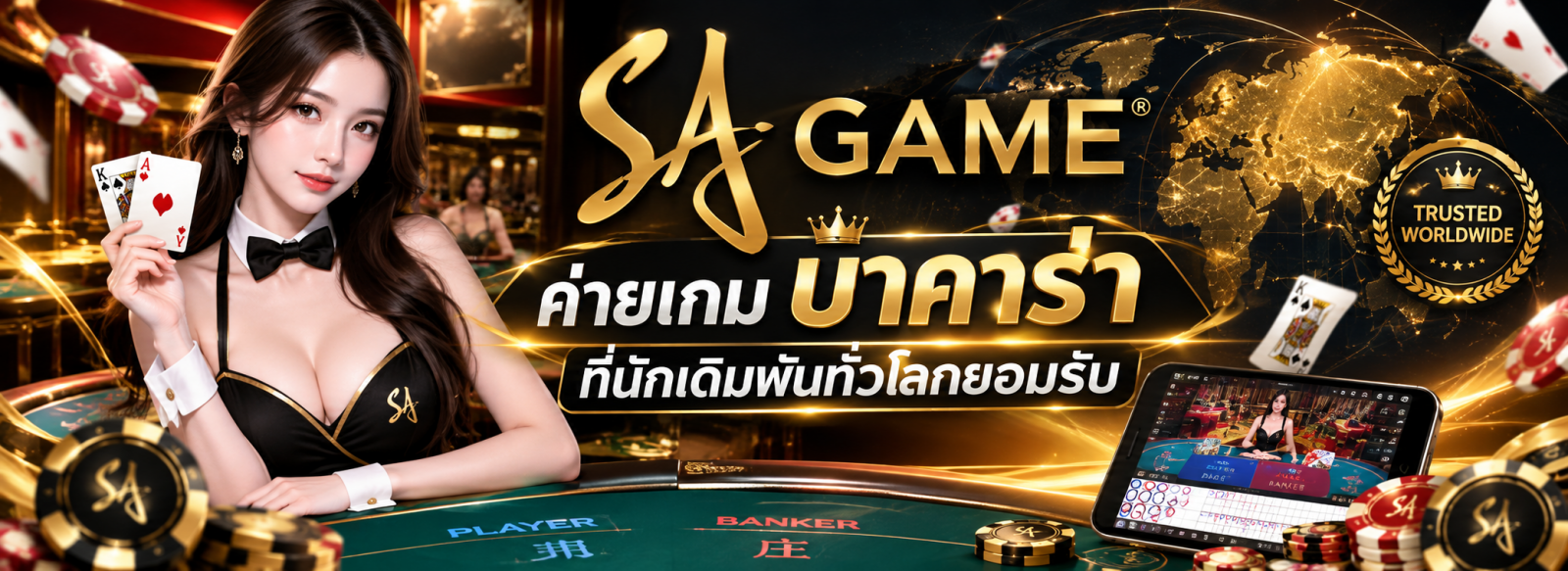 SAGAME ค่ายเกม บาคาร่า ที่นักเดิมพันทั่วโลกยอมรับ
